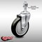 Service Caster 5 Inch SS Black Polyurethane Wheel Swivel 12mm Threaded Stem Caster SCC SCC-SSTS20S514-PPUB-BLK-M1215 - alternate 1